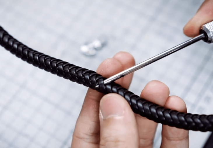 Кожаный браслет своими руками