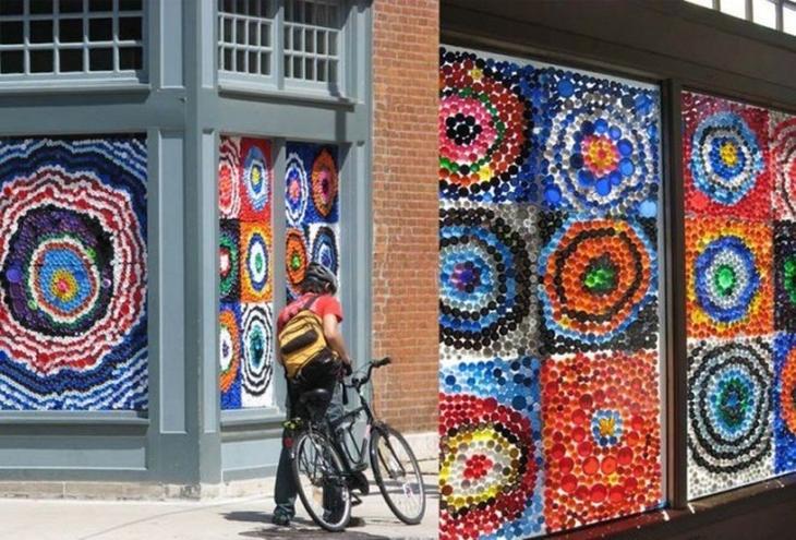 Оригинальные поделки из крышек от бутылок своими руками