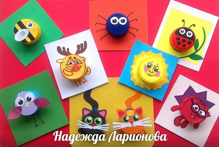 Оригинальные поделки из крышек от бутылок своими руками