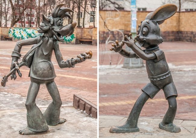 Памятники, возвращающие детство
