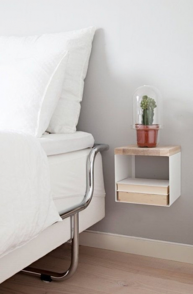 Пни, стулья, чемоданы: 28 альтернатив прикроватной тумбе