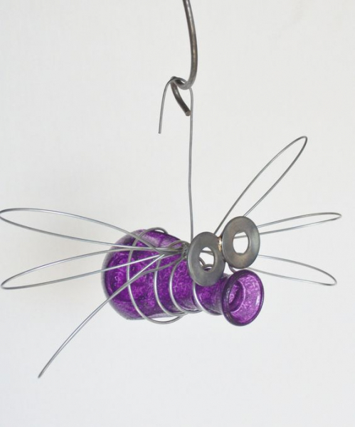 Поделки из стеклянных бутылок