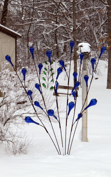 Поделки из стеклянных бутылок