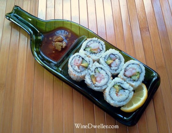 Поделки из стеклянных бутылок