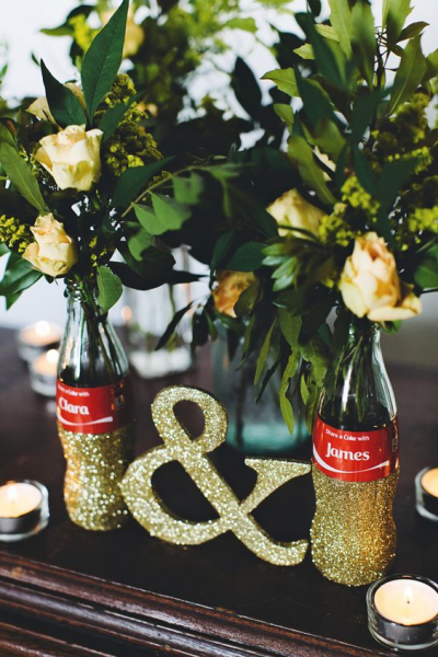 Поделки из стеклянных бутылок