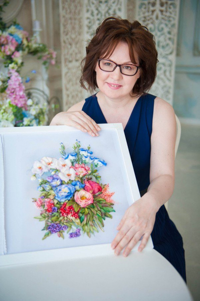 Вышивка лентами