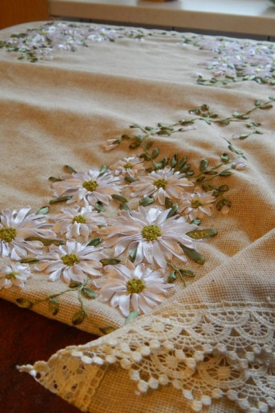 Вышивка лентами