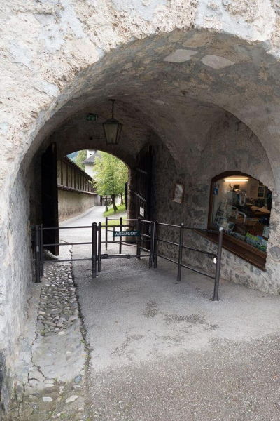 Замок Хоэнверфен: средневековая крепость, окруженная живописными Альпами