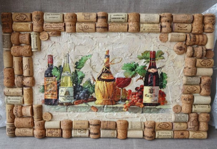 10 идей, как использовать винные пробки в интерьере
