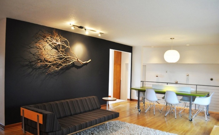 15 необычных идей оформлении домашнего интерьера с помощью дерева