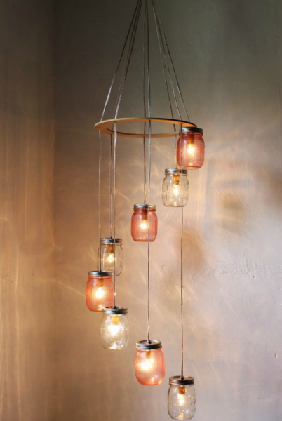 19 очаровательных идей создания и декора светильников