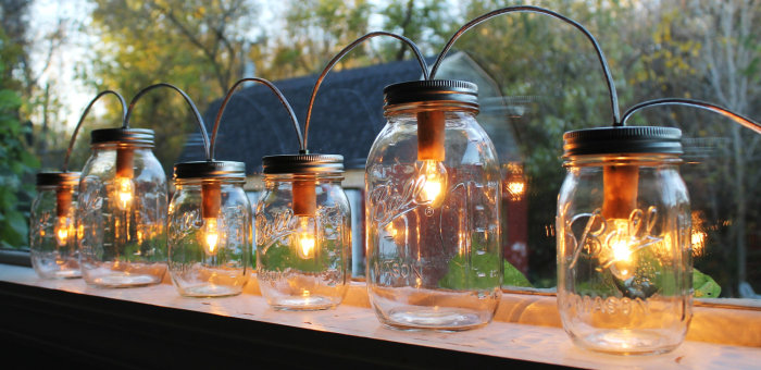 20 оригинальных поделок, которые несложно сделать из стеклянных банок своими руками