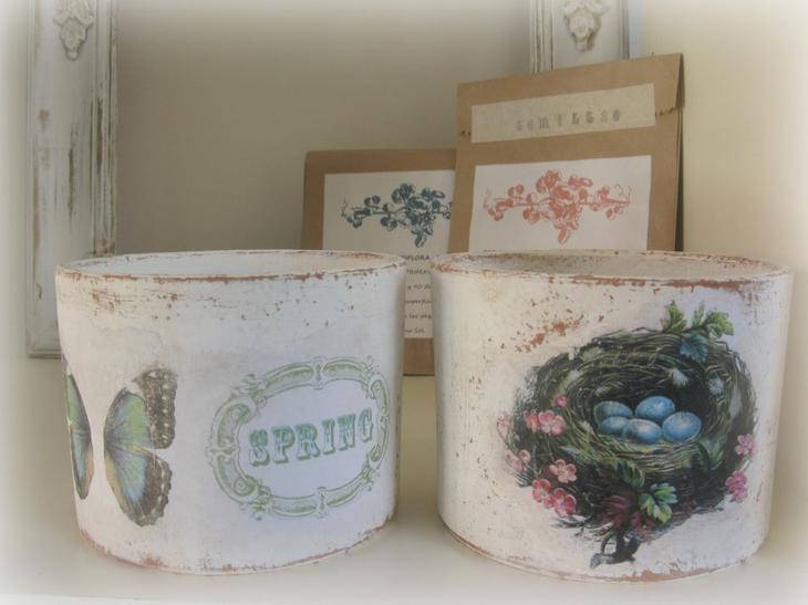 Декор горшков — фото идеи создания красивого оформления цветочных горшков