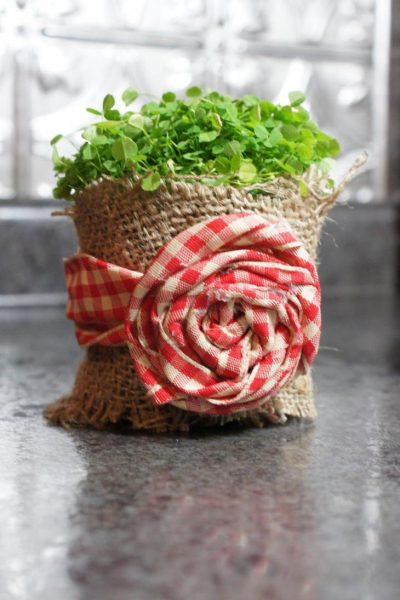 Декор горшков — фото идеи создания красивого оформления цветочных горшков