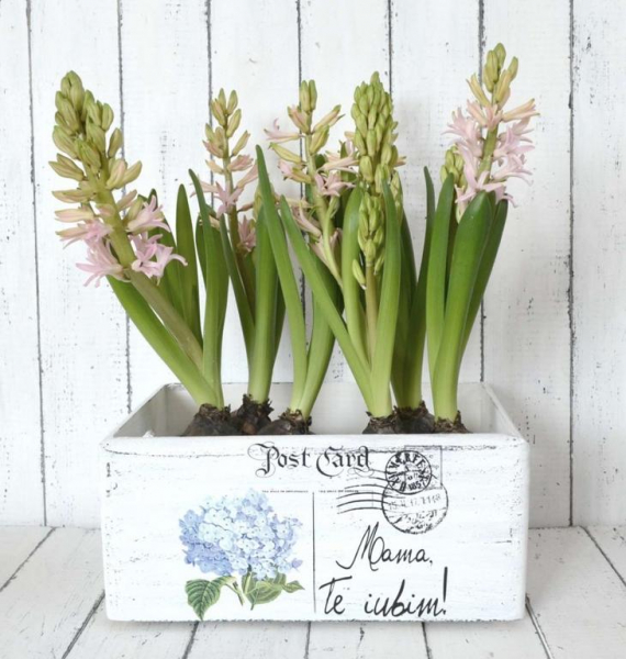 Декор горшков — фото идеи создания красивого оформления цветочных горшков