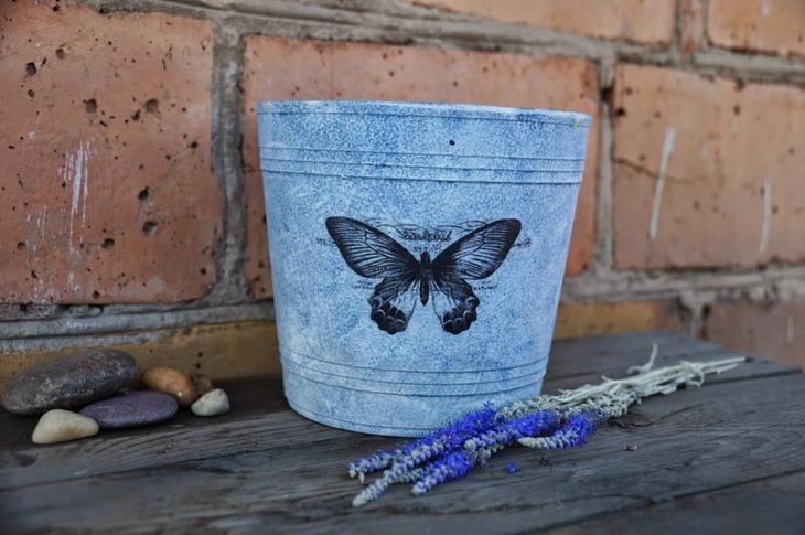 Декор горшков — фото идеи создания красивого оформления цветочных горшков