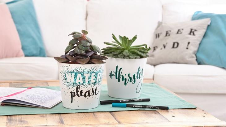 Декор горшков — фото идеи создания красивого оформления цветочных горшков