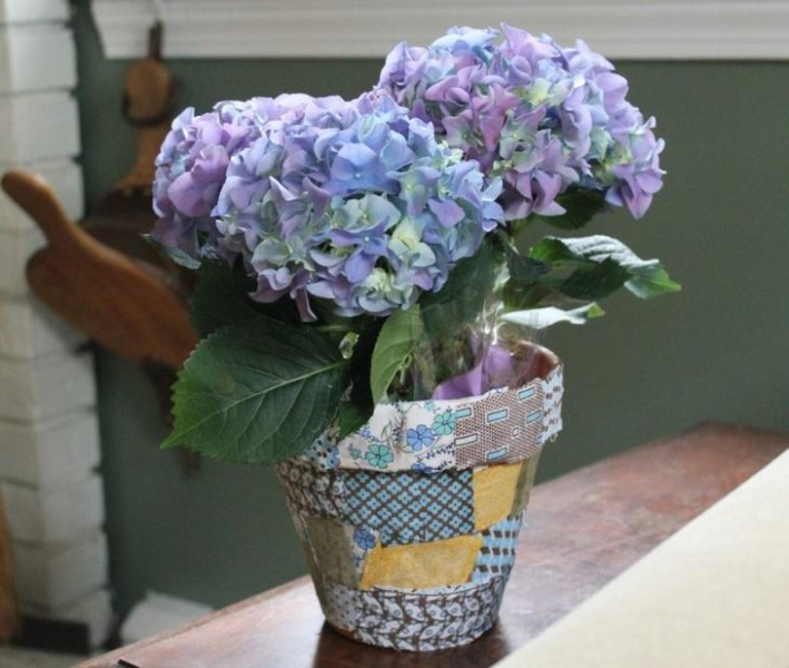 Декор горшков — фото идеи создания красивого оформления цветочных горшков