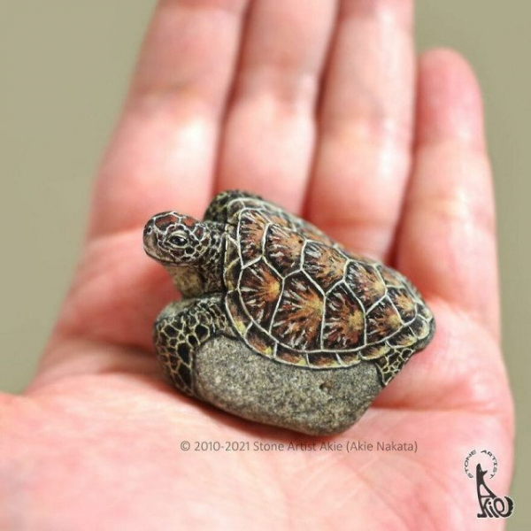 Художница оживляет камни, превращая их в очаровательных животных