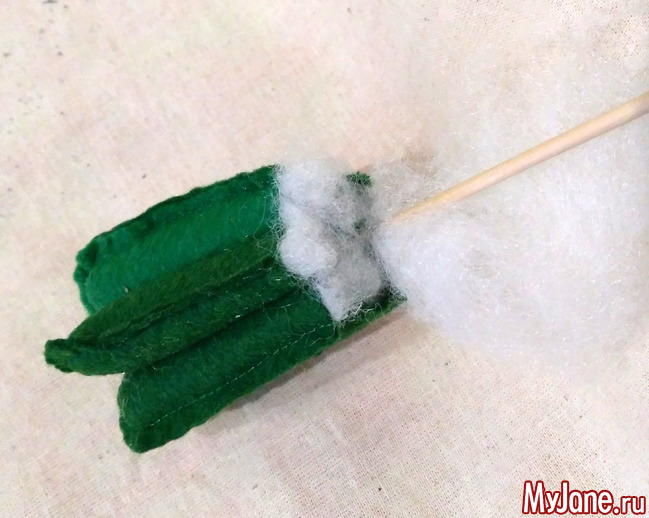 Игольница-кактус из фетра. Мастер-класс