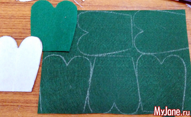 Игольница-кактус из фетра. Мастер-класс