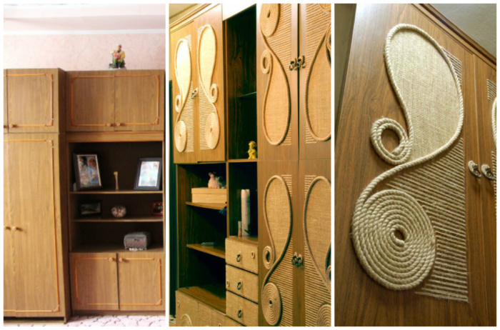 Как омолодить старую мебель подручными средствами, если жаль выбрасывать добротный материал