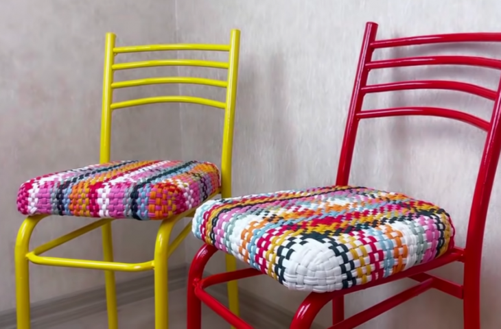 Крутой способ обновления стульев