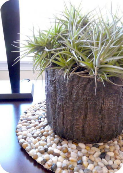 Салфетки и коврик из камней своими руками