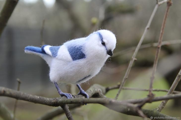 Валяные войлочные птицы от Елены "Птиччка-невеличка"