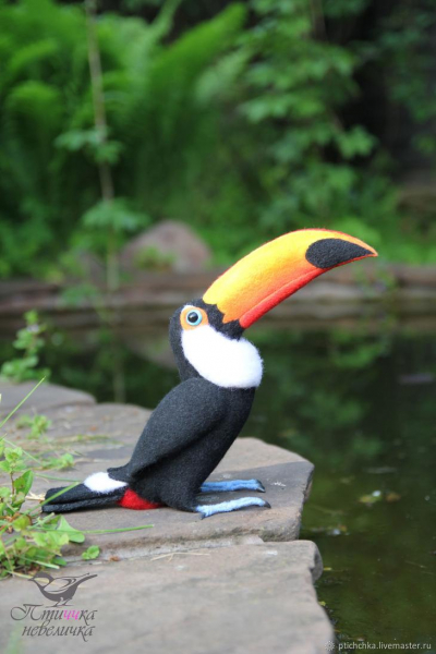 Валяные войлочные птицы от Елены "Птиччка-невеличка"