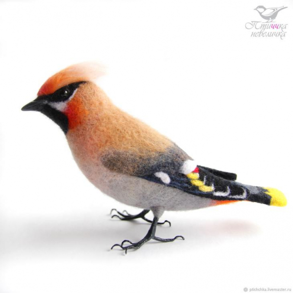 Валяные войлочные птицы от Елены "Птиччка-невеличка"