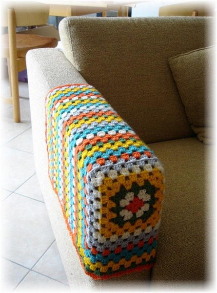 Вязаные изделия в интерьере