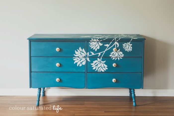 56 шикарных примеров обновления шкафов, комодов и тумбочек