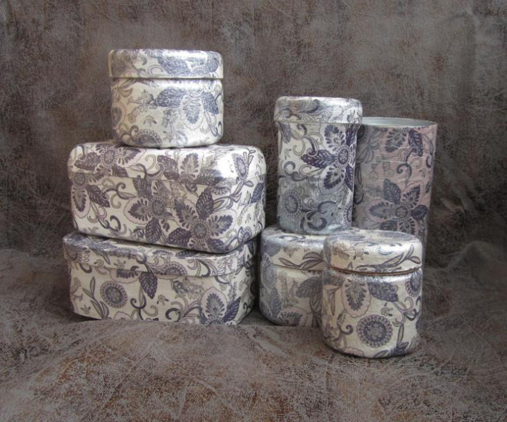 Декупаж стеклянной банки — мастер класс с пошаговой инструкцией