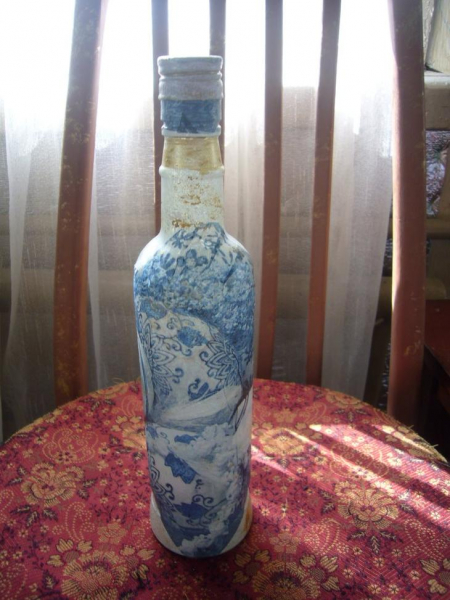 Декупаж стеклянной банки — мастер класс с пошаговой инструкцией