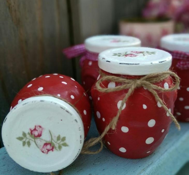 Декупаж стеклянной банки — мастер класс с пошаговой инструкцией