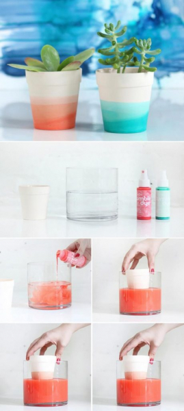 Идеи для стильного декора стола и цветочных горшков