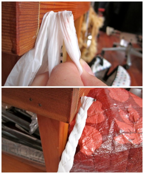 Мастер-класс по плетению корзинки из полиэтиленовых пакетов