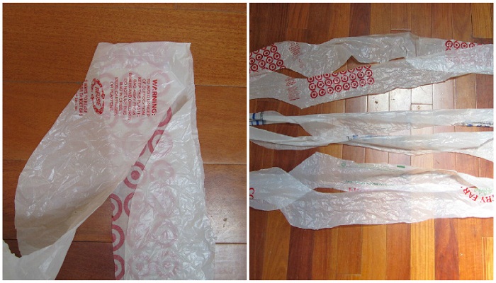 Мастер-класс по плетению корзинки из полиэтиленовых пакетов