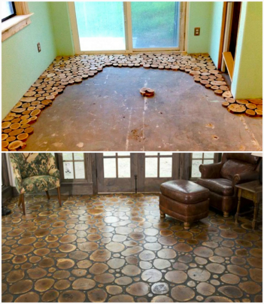 Нетривиальные идеи оформления пола и садовых дорожек своими руками