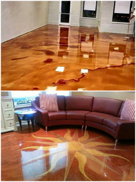 Нетривиальные идеи оформления пола и садовых дорожек своими руками