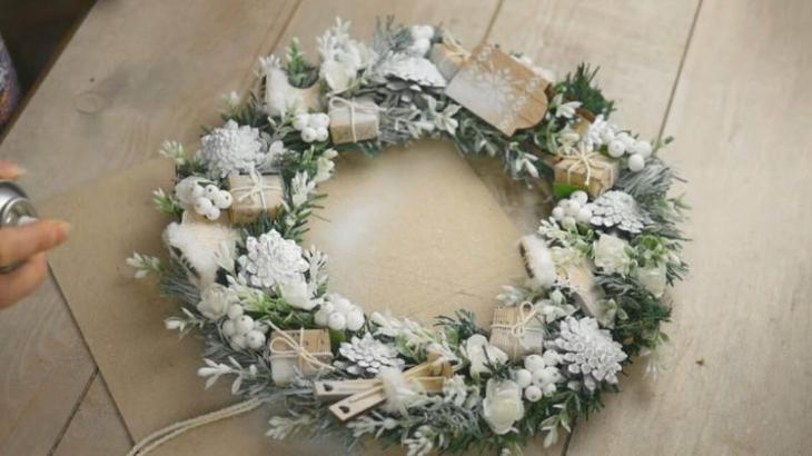 Новогодний декор из самой дешёвой ёлки