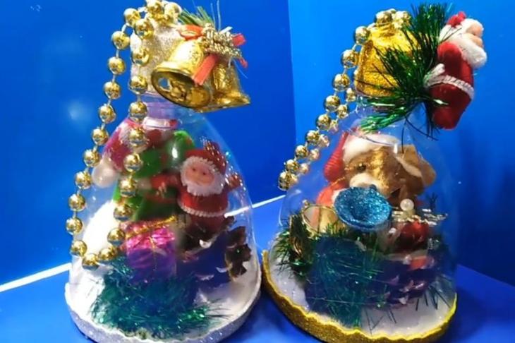 Новогодний колокольчик своими руками