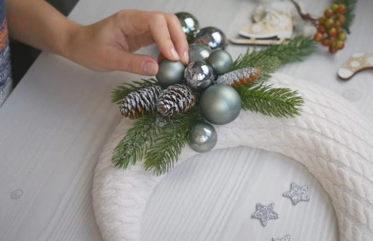 Оригинальная альтернатива новогоднему венку