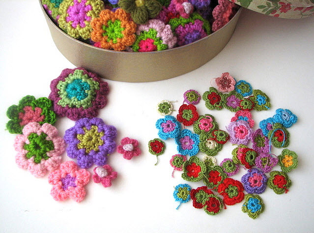 Оригинальное использование вязания в интерьере