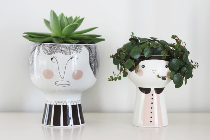 Поднимаем настроение мелочами: 18 оригинальных цветочных горшков