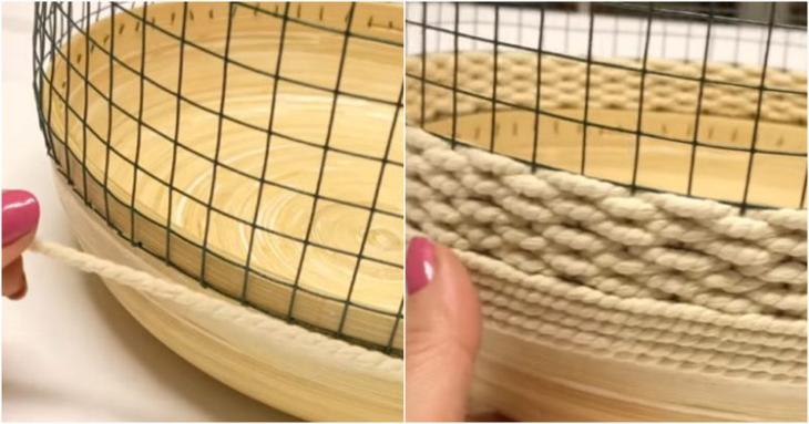 Стильная ваза из ненужной миски