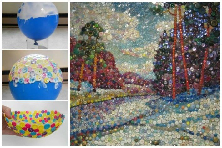 Вторая жизнь пуговиц: 25 потрясающих идей