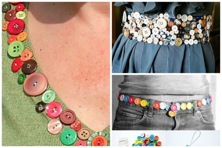 Вторая жизнь пуговиц: 25 потрясающих идей