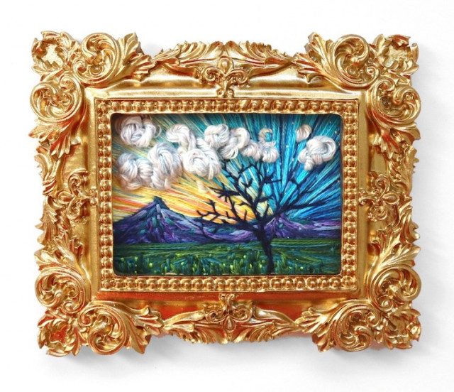 Вышитые пейзажи от Каролины Торрес